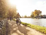 MTB-tur langs vandet i Silkeborg af Michael Berg